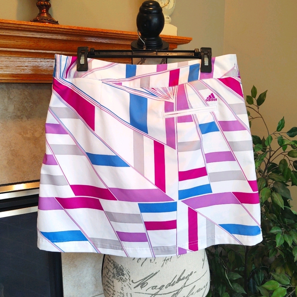 adidas Women's Multicolor Geometric Skort